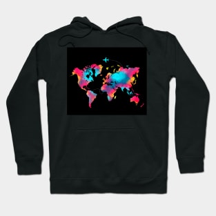 World map Hoodie